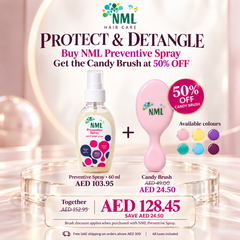Protect & Detangle Duo – Preventive Spray + Candy Brush