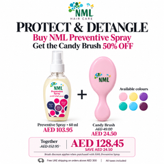 Protect & Detangle Duo – Preventive Spray + Candy Brush