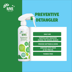 NML Detangler Paraben Free Preventive Lice Infestation