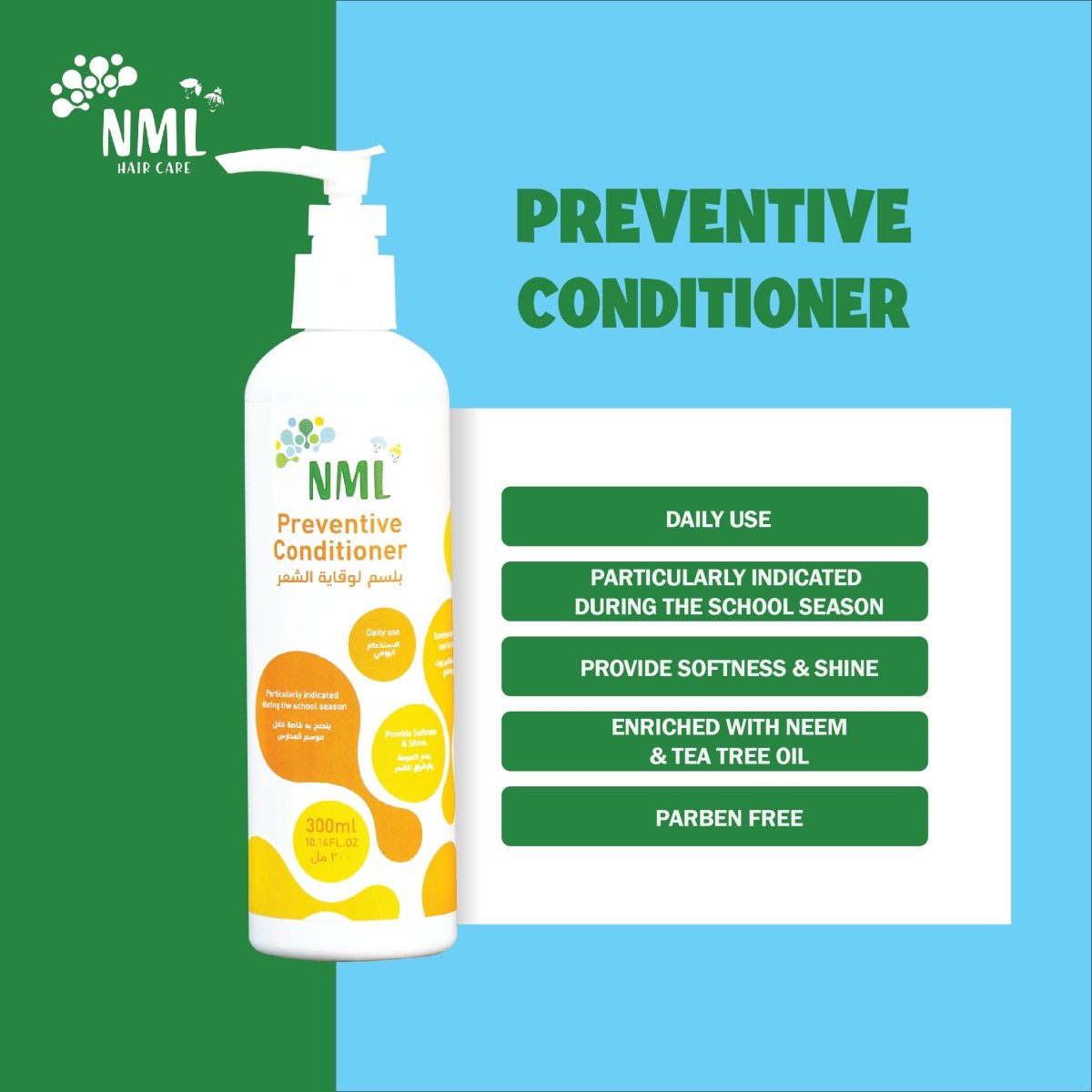 Paraben Free - Lice Infestation Preventive Conditioner - No More Lice