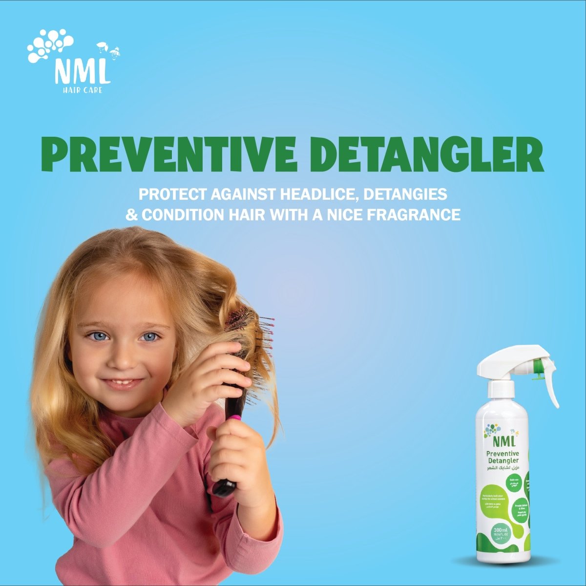 Paraben Free - Lice Infestation Preventive Detangler - No More Lice